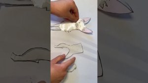 Как сделать собаку из бумаги