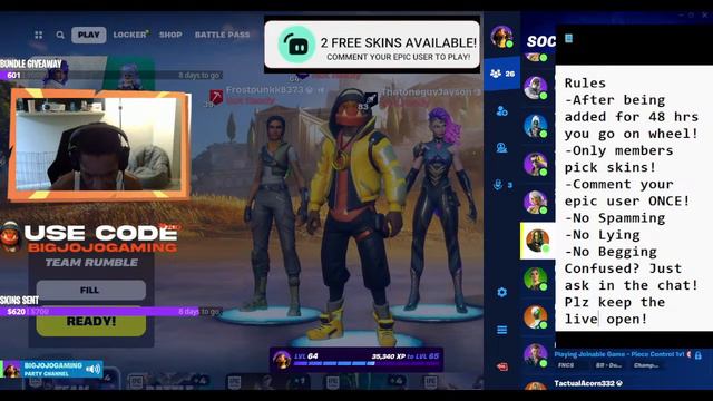 🔴LIVE - FREE FORTNITE GIVEAWAY - PLAYING WITH SUBS! смотреть онлайн