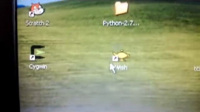 Tcl/Tk program in windows showing buttons. смотреть онлайн