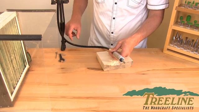 Demonstration on a Foredom Flexshaft Tool - Foredom Flexible Shaft for Carving - TreelineUSA.com смотреть онлайн