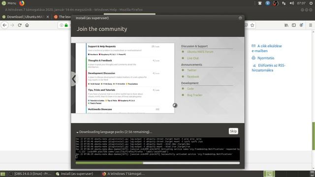 Ubuntu 19.10 Mate  install Kingston DataTraveler®  DataTraveler 100 G3 Live GA-3800N