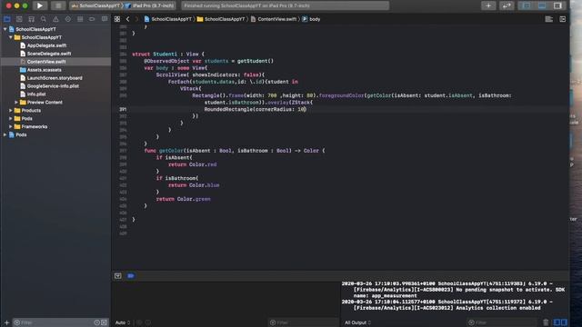 SwiftUI tutorial for beginners Firebase school class/task App(fast coding) PART-3 смотреть онлайн