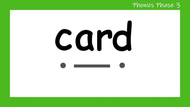 'ar' Words _ Phonics Phase 3 смотреть онлайн