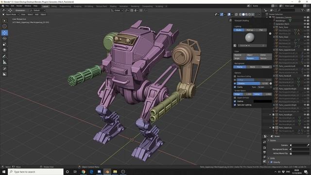 Blender 2.8 in 60 seconds: Viewport Shading - Random Color смотреть онлайн