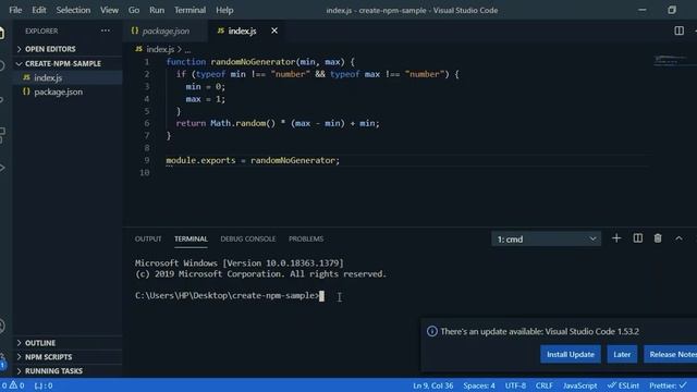 Create NPM package and publish смотреть онлайн