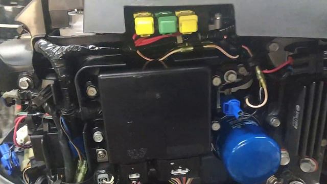 Yamaha F40 EFI гидроподъем смотреть онлайн