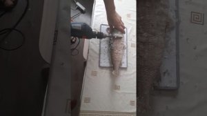 Как чистить рыбу дрелью