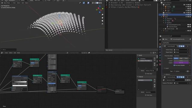 Jamming with Geometry Nodes in Blender 2.92 (Following a tutorial) смотреть онлайн