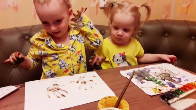 Как рисуют дети в 2 года 3 года. смотреть онлайн