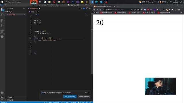 Let's Learn PHP Tutorial: If/Else and Switch Statements | Part 02 | BeSkilly #ifelsestatement #php смотреть онлайн