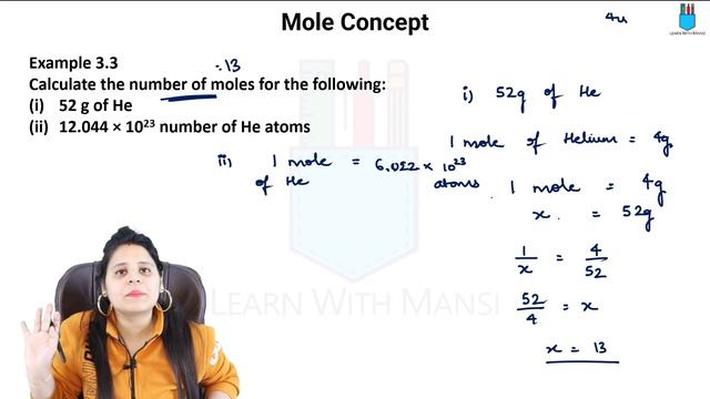 Class 9 Science | Chapter 3 | Mole Concept | Atoms And Molecules | NCERT смотреть онлайн