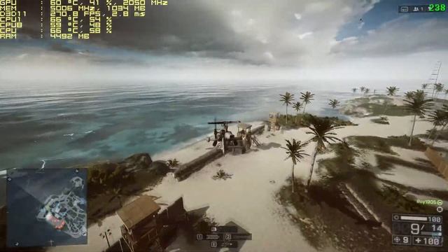 ASUS Strix GTX 1080 OC- Bf4 Low Set benchmark. смотреть онлайн