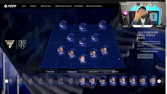Wakez wählt offizielles TOTY für EA FC 24😱🔥 смотреть онлайн