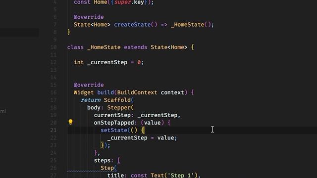 Flutter Stepper Widget Tutorial смотреть онлайн