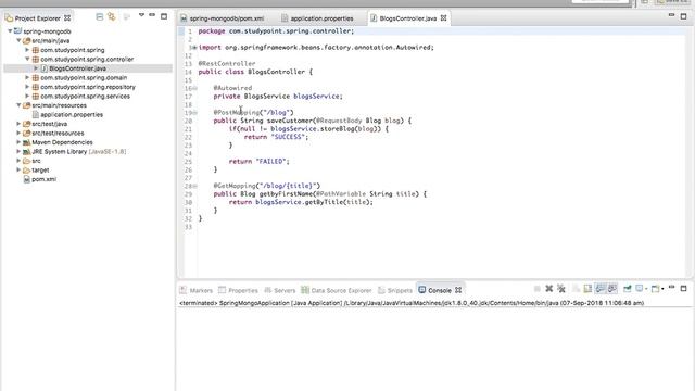 Springboot MongoDB Integration смотреть онлайн