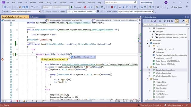 How to Upload Files Asynchronously in Blazor File Upload Component смотреть онлайн