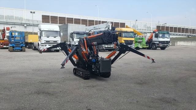 BG Lift M250 crawler spider mini crane - Remote Control Test смотреть онлайн