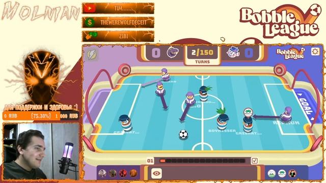 ?⚡Стрим по Bobble League от канала Molnian: #9 - Голевая ситуация⚡ смотреть онлайн