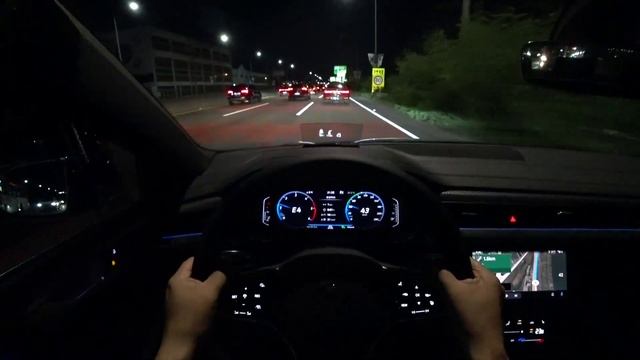 Volkswagen Arteon 2.0 TDI R Line 4motion POV Night Drive