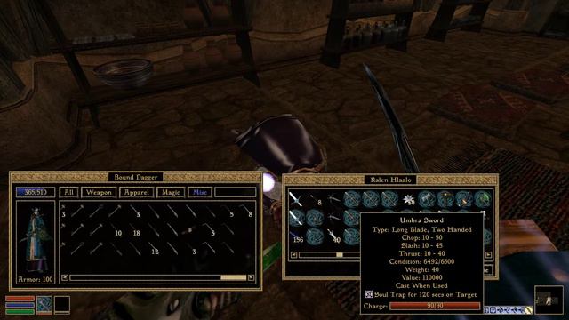 Morrowind - Endgame inventory and stats смотреть онлайн