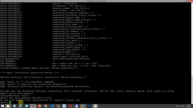 Configuring network interfaces Centos 8 with nmcli, nmtui смотреть онлайн