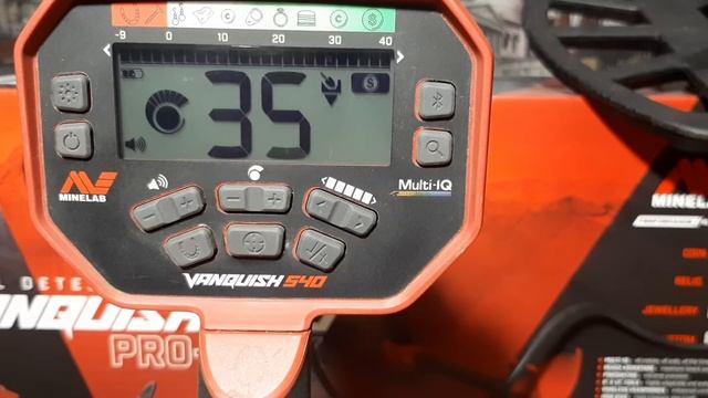 VDI Тест Vanquish 540 на монеты.Часть2.