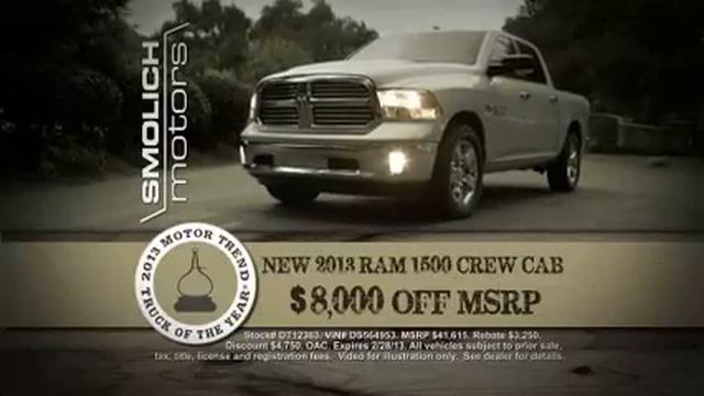 Smolich Motors Ram Truck Month 2013 Crew
