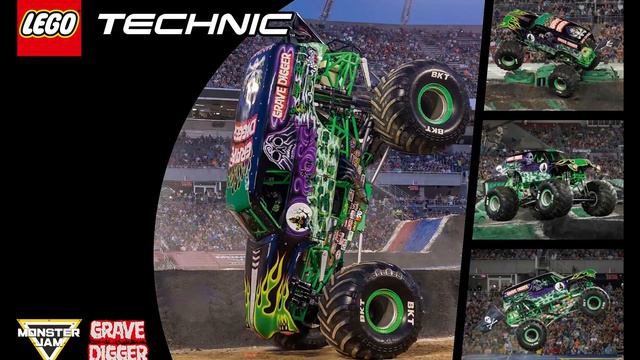 LEGO Technic 42118, Monster Jam Grave Digger - building instructions смотреть онлайн