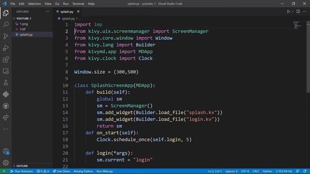 Splash Screen using kivy, python смотреть онлайн