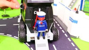 Excavator, Tractor, Fire Trucks & Police Cars for Kids