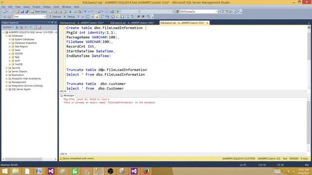 SSIS Tutorial Part 117-Log File Load Time & Record Count(Execute SQL Task Input/Output Parameters) смотреть онлайн