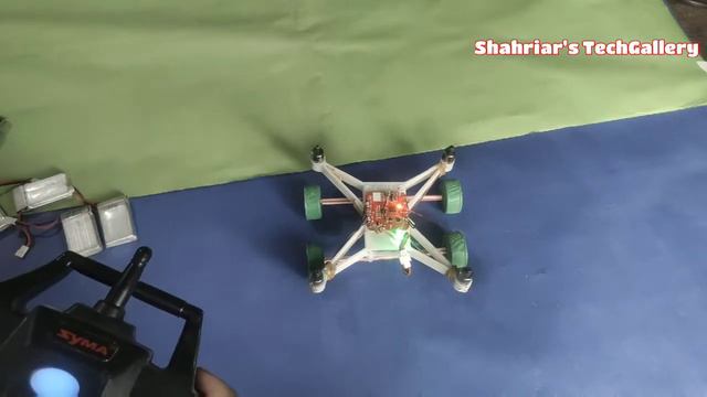 Remote Control Drone with wheel - Simple idea смотреть онлайн