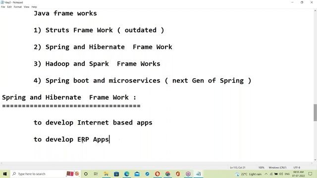 CORE JAVA tutorials || Demo - 2 || by Mr. Nageswar Rao On 07-07-2022 @8AM IST смотреть онлайн