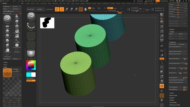 Intro To ZBrush 021 - Polygroups! Super Easy Selection And Multiple Creation Techniques!