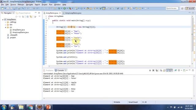What is a Multidimensional Array? | Java Array (Multidimensional Array - String) | Java Tutorial смотреть онлайн