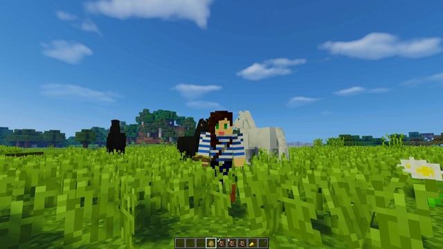 NEW MINECRAFT DRAFT HORSES MOD! смотреть онлайн