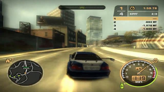 NFS MOST WANTED GAME JADUL смотреть онлайн