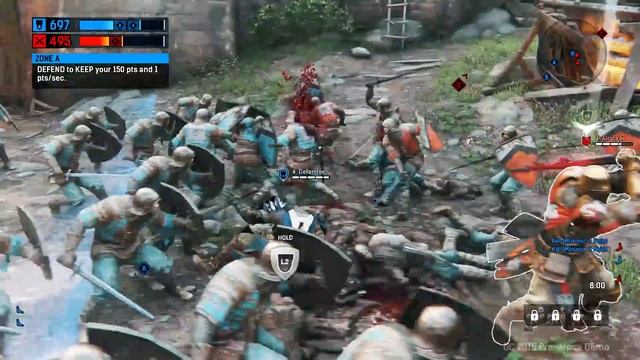 For Honor — Моя игра в матче с режимом Dominion | Gamescom 2015 смотреть онлайн