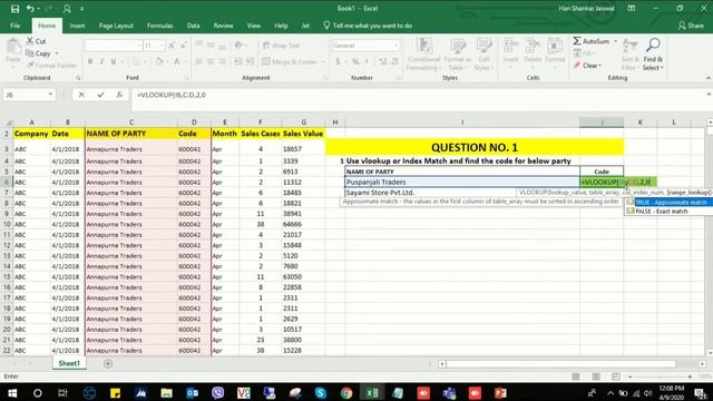 Excel test for interview candidates || Question no. 1 with answer смотреть онлайн