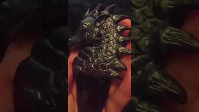 Huge! Black Dragon Amulet. Featuring a Raw Black Obsidian. Suitable for Adults age 18. смотреть онлайн