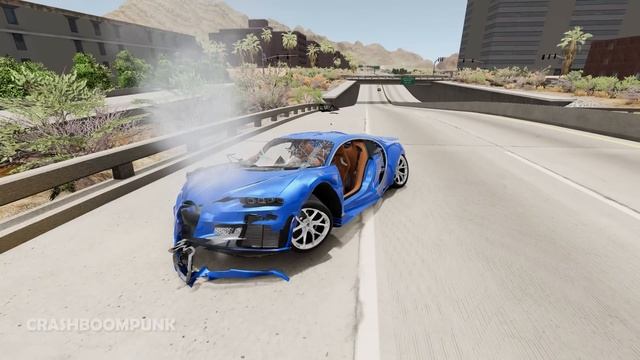 High Speed Traffic Car Crashes #170 - BeamNG Drive | CrashBoomPunk