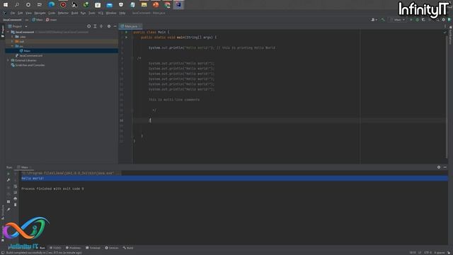 Java Comments // Burmese Tutorial @Infinity_IT_Channel_Vlog смотреть онлайн