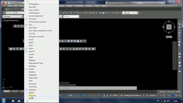 CREATE YOUR OWN WORKSPACE IN AUTOCAD 2018 смотреть онлайн