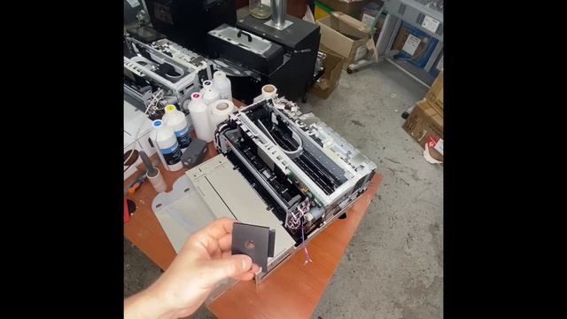 Переделка Epson SC P700 под печать DTF смотреть онлайн