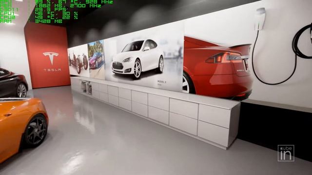 Unreal Engine 4 - Tesla Store Demo - Pentium G3250 + POV Gtx 660 - 720p/1080p смотреть онлайн