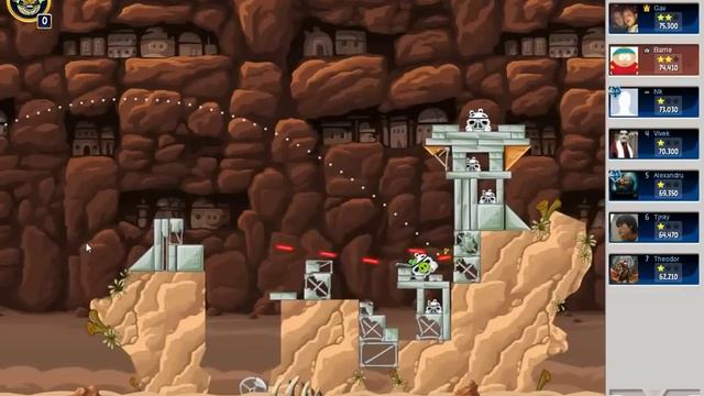 Angry Birds Star Wars Tournament Level 4 Week 1 (tournament 4) facebook смотреть онлайн