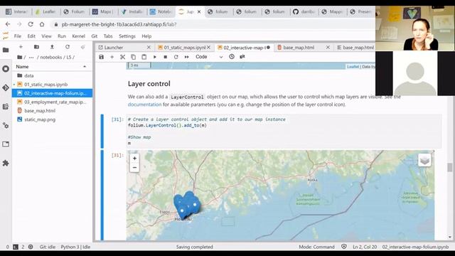 AutoGIS 2020 Lesson 5.2 - Interactive maps смотреть онлайн