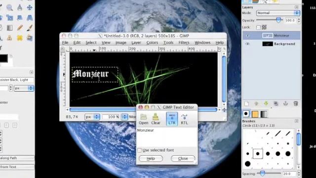 Forum Signature Gimp