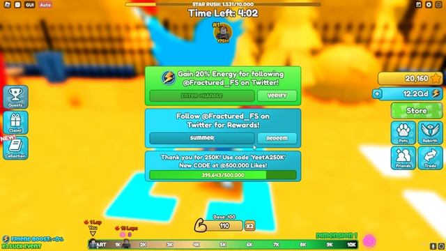 *NEW* UPDATED CODES | FREE UNIQUES AND MORE ( Yeet A Friend)