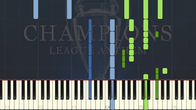 UEFA Champions League Anthem | Piano Tutorial смотреть онлайн
